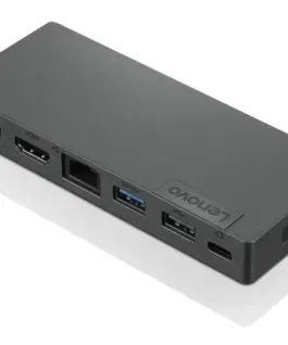 Lenovo Poweчервен USB-C Trave l Hub 4X90S92381