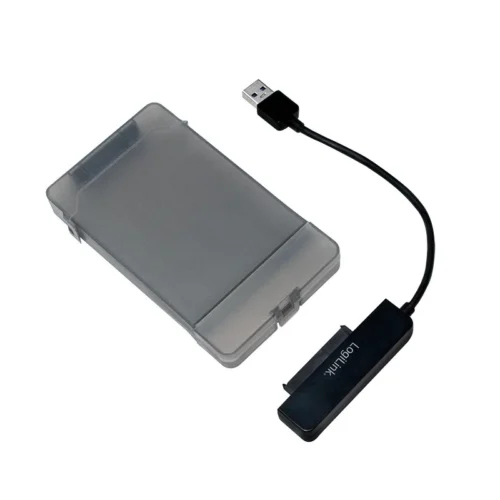 LogiLink USB3.0 to 2.5 SATA адаптер with case