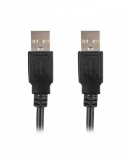 Lanberg Кабел USB -A M/M 2.0 1.8m черен