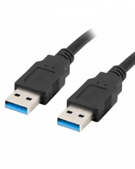 Lanberg Кабел USB -A M/M 3.0 0.5m черен