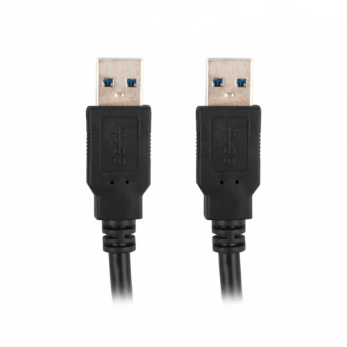 Lanberg Кабел USB -A M/M 3.0 0.5m черен