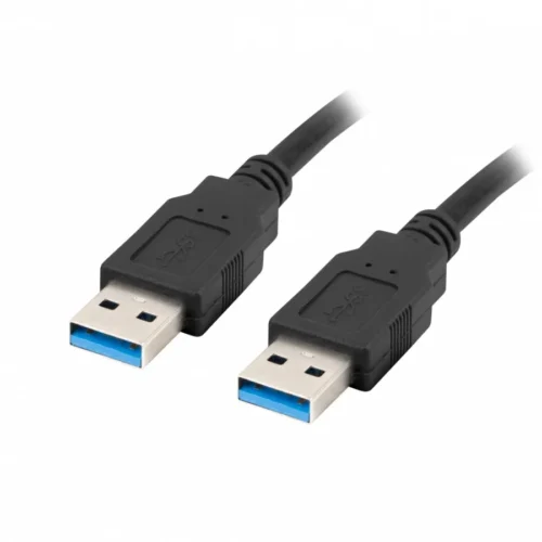 Lanberg Кабел USB -A M/M 3.0 1.8m черен