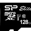Silicon Power памет card microSDXC Elite 128GB CL10/UHS-1 100/80 MB/s Elite + адаптер