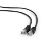 Gembird Patch cord cat. 5E molded strain relief 50u plugs 1 m черен