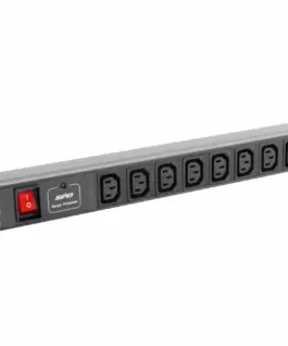 Lanberg Rack PDU 1U 8x PDU-08I-0200-C20-BK IEC C13 2m черен C20
