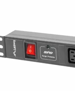 Lanberg Rack PDU 1U 8x PDU-08I-0200-C20-BK IEC C13 2m черен C20