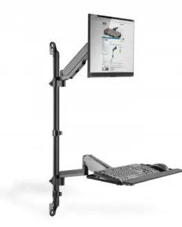 Alternative view of Digitus Wall Mount LCD+Keyboard DA-90372