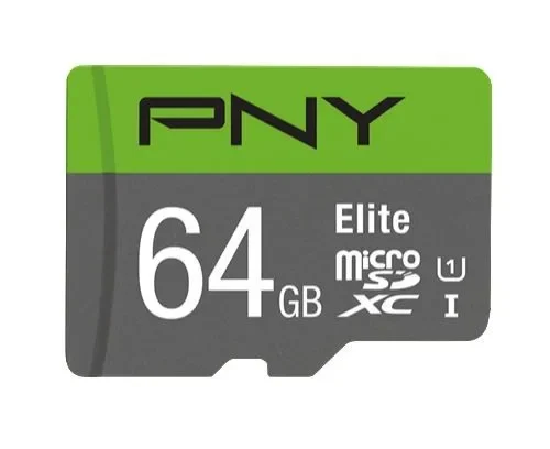 Alternative view of PNY MicroSDXC Elite 64GB P-SDUX64U185GW-GE
