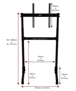 Alternative view of Next Level Racing Free Standing Single монитор stand
