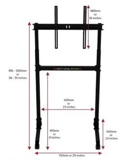 Alternative view of Next Level Racing Free Standing Single монитор stand