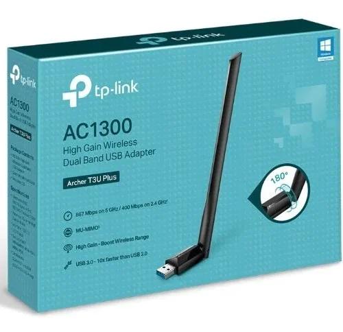 TP-LINK Archer T3U Plus Ethernet адаптер USB AC130