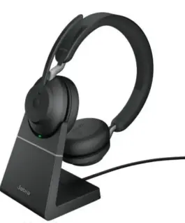 Jabra Headset Evolve2 65 Stand Link380a MS Stereo черен
