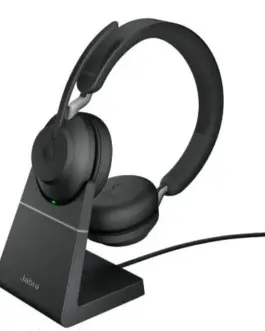 Jabra Headset Evolve2 65 Stand Link380a MS Stereo черен