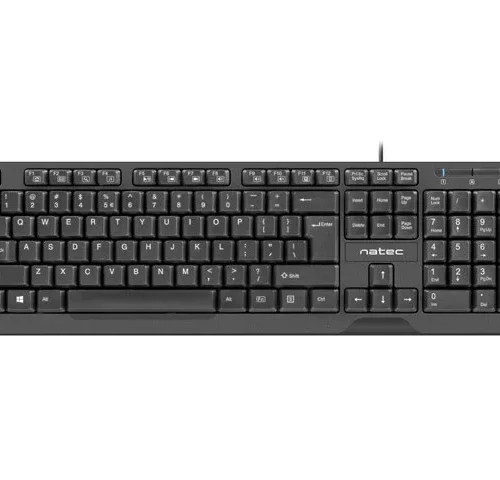 Alternative view of Natec Keyboard Trout Slim 1.8m черен USB