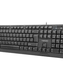 Natec Keyboard Trout Slim 1.8m черен USB