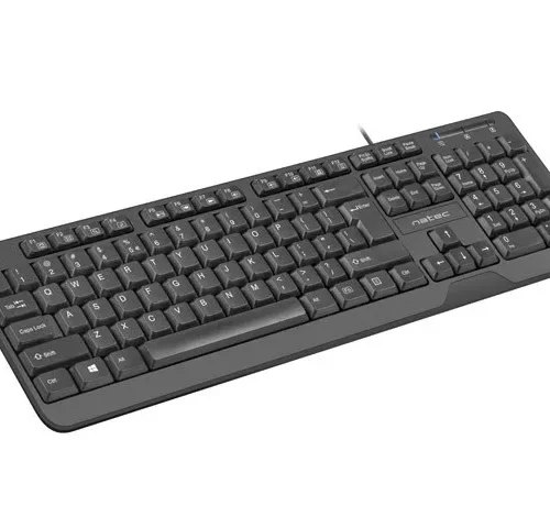 Natec Keyboard Trout Slim 1.8m черен USB