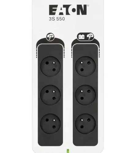 Alternative view of Eaton UPS 3S 550F 550VA/330W 6x FR, USB