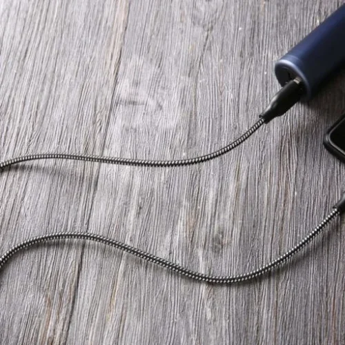 Alternative view of AUKEY Quick Charge micro USB-USB | 1.2m | 5A | 480 Mbps | CB-AM1 черен кабел