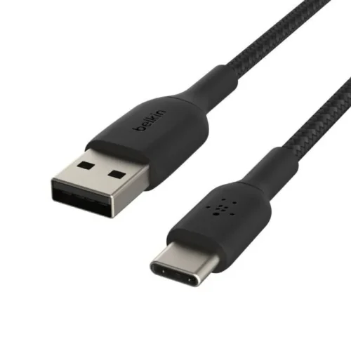 Belkin оплетка USB-C USB-A 3m черен