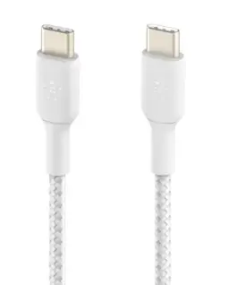 Alternative view of Belkin кабел оплетка USB-C USB-C 1m бял