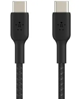 Belkin кабел оплетка USB-C USB-C 1m черен