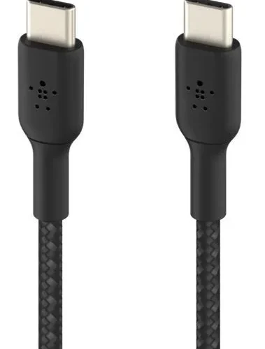 Alternative view of Belkin кабел оплетка USB-C USB-C 1m черен