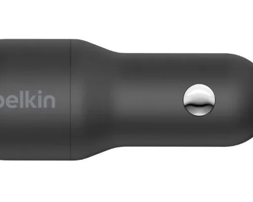 Alternative view of Belkin Dual USB-A зарядно за кола 12W x2 черен