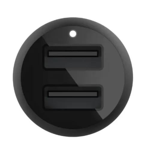 Belkin Dual USB-A зарядно за кола 12W x2 черен