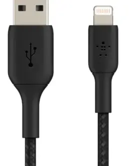 Alternative view of Belkin кабел оплетка USB-Lightning 2m черен