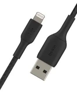 Belkin кабел оплетка USB-Lightning 2m черен