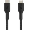 Belkin Кабел оплетка USB-C Lightnint 1m черен