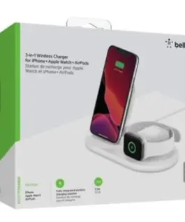 Alternative view of Belkin Wireless Charging 3in1 Pad бял