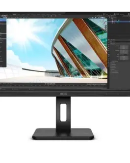 AOC Monitor 23.8 inches 24P2Q IPS DP DVI HDMI USB Pivot