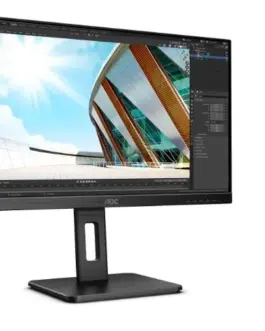 Alternative view of AOC Monitor 23.8 inches 24P2Q IPS DP DVI HDMI USB Pivot