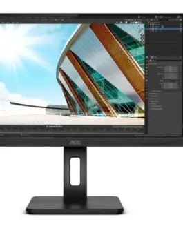 AOC Monitor Q24P2Q 23.8 IPS HDMI DP USB Pivot