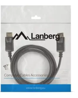 Alternative view of Lanberg кабел DisplayPort M/M 4K 1.8M черен