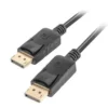 Lanberg кабел DisplayPort M/M 4K 1M черен