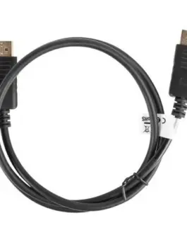 Lanberg кабел DisplayPort M/M 4K 1M черен