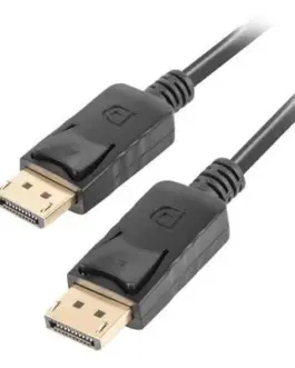 Lanberg кабел DisplayPort M/M 4K 3M черен