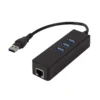 LogiLink USB3.0 3-port hub with gigabit адаптер
