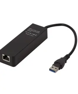 Alternative view of LogiLink USB3.0 3-port hub with gigabit адаптер