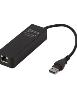Alternative view of LogiLink USB3.0 3-port hub with gigabit адаптер