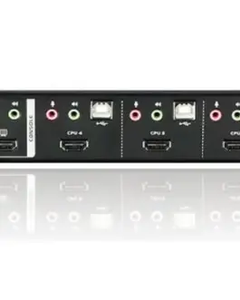 Alternative view of ATEN 4-Port USB HDMI/Audio KVMP Switch CS1794-AT-G