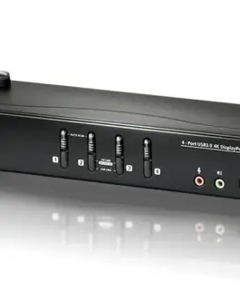 ATEN 4-Port USB 3.0 4K DP KVMP Switch CS1924-AT-G