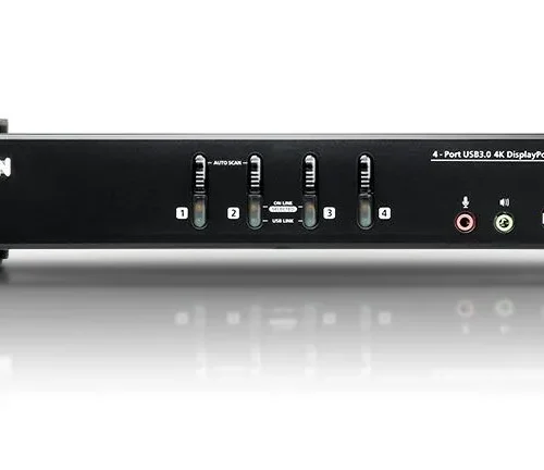 ATEN 4-Port USB 3.0 4K DP KVMP Switch CS1924-AT-G