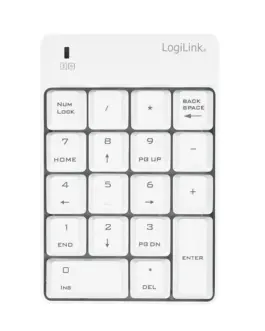 Alternative view of LogiLink Wireless kaypad 2.4GHz бял