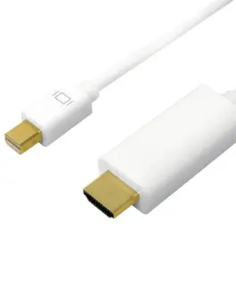 Alternative view of LogiLink Mini DisplayPort to HDMI 4K, бял, 1m