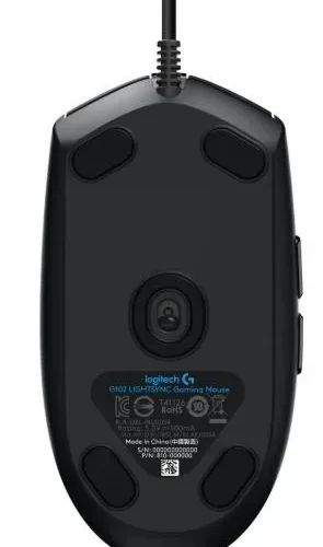 Logitech Mysz G102 Lightsync Gaming Mouse черен