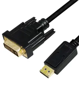 LogiLink DisplayPort to DVI кабел  черен 1m
