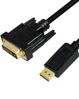 LogiLink DisplayPort to DVI кабел  черен 1m